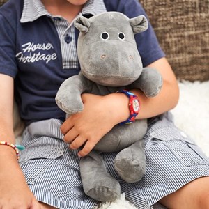 Bouillotte peluche hippo