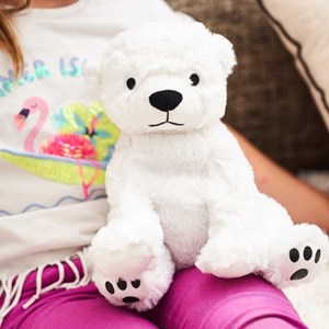 Peluche bouillotte ours polaire