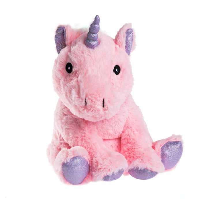 Acheter chaussons Tete de Licorne Rose en Peluche Douce