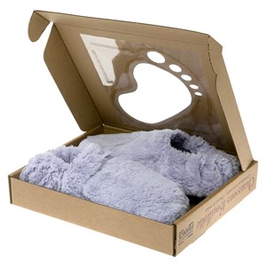 Chaussons chauffants lavande