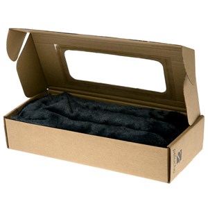 Bouillotte tour de cou bleu nuit