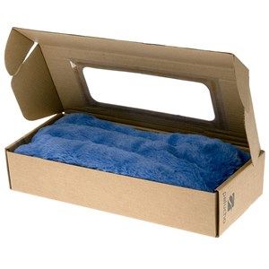 Bouillotte tour de cou bleu roi