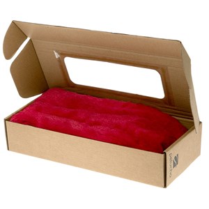 Bouillotte tour de cou bordeaux