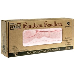 Bouillotte tour de cou rose