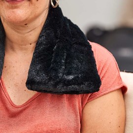 Bouillotte tour de cou noir