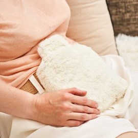 Bouillotte micro-ondes beige