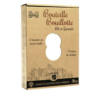 Bouillotte micro-ondes beige