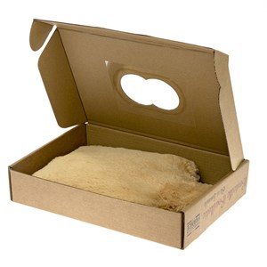 Bouillotte micro-ondes caramel