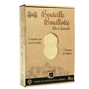 Bouillotte micro-ondes caramel