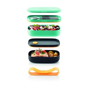 Lekue lunch box 1 l turquoise to go