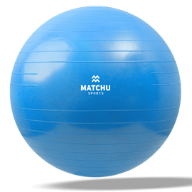 Fitness ball 75cm bleu