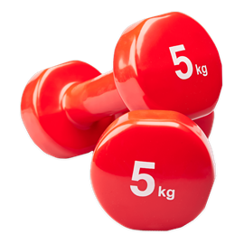 Halteres en vinyle 5 kg