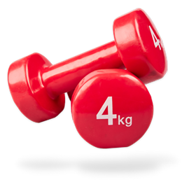 Halteres en vinyle 4 kg