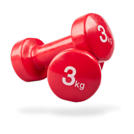 Halteres en vinyle 3 kg