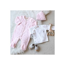 Bonnet de naissance rose 1 3 mois