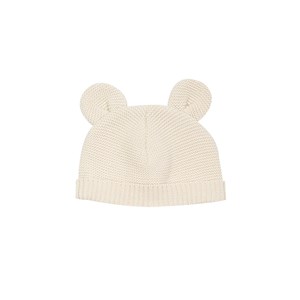 Bonnet en maille avec des petites oreill