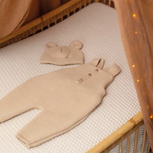 Bonnet en maille avec des petites oreill