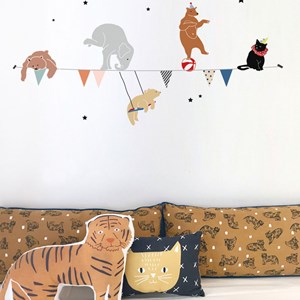 Stickers guirlande cirque