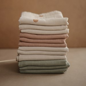 Lot de 3 langes en coton bio