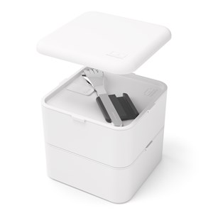 Set de couverts inox avec boîtier noir