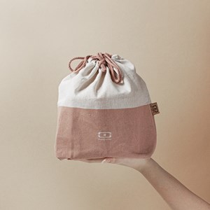 Sac repas large rose