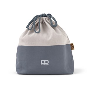 Sac repas large bleu