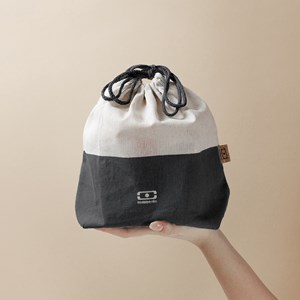 Sac repas large noir