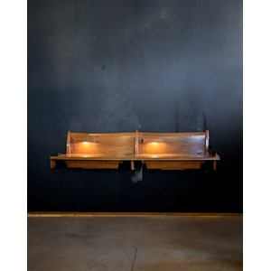 Yvan, le bureau suspendu en bois n°112