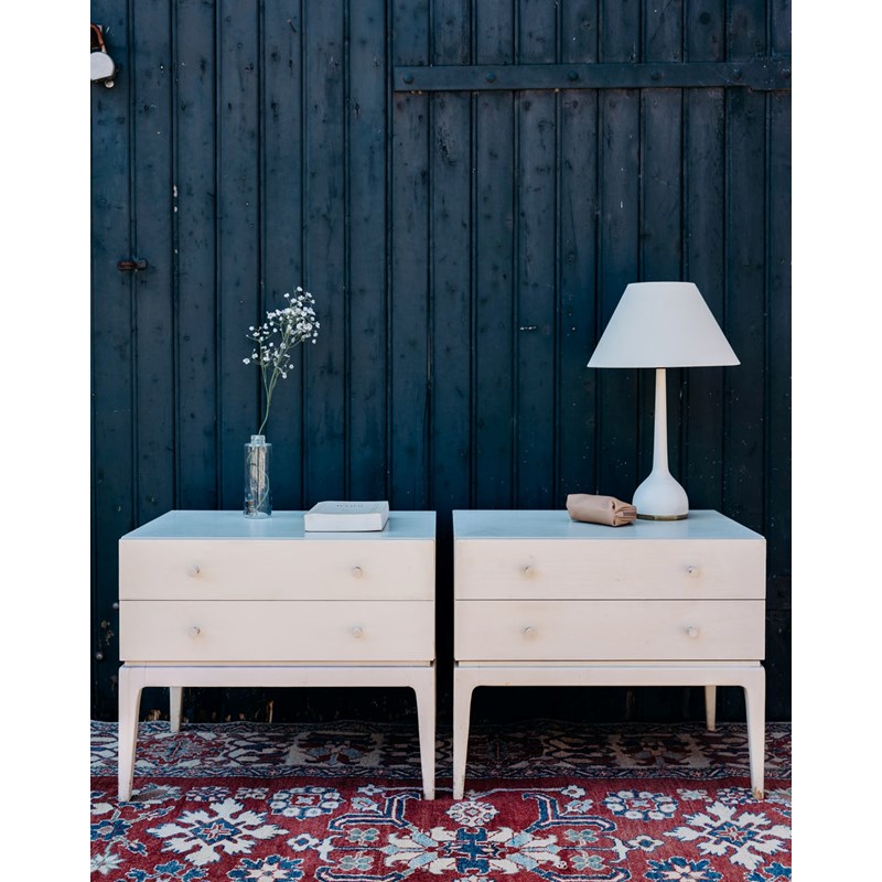 Maïa, la paire de chevets blancs n°161