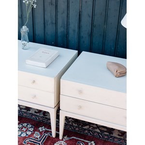 Maïa, la paire de chevets blancs n°161