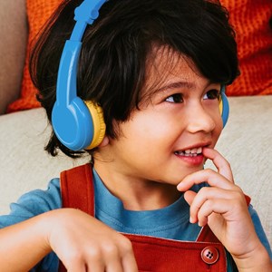 Lunii - casque audio bleu - compatible avec ma fabrique à histoires - pour