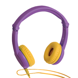 Lunii - casque audio violet - compatible avec ma fabrique à histoires - pour