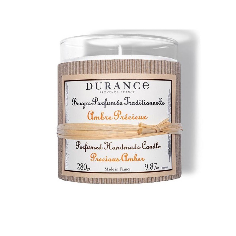 Grande bougie ambre précieux