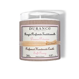 Grande bougie douce pivoine