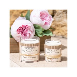 Grande bougie douce pivoine