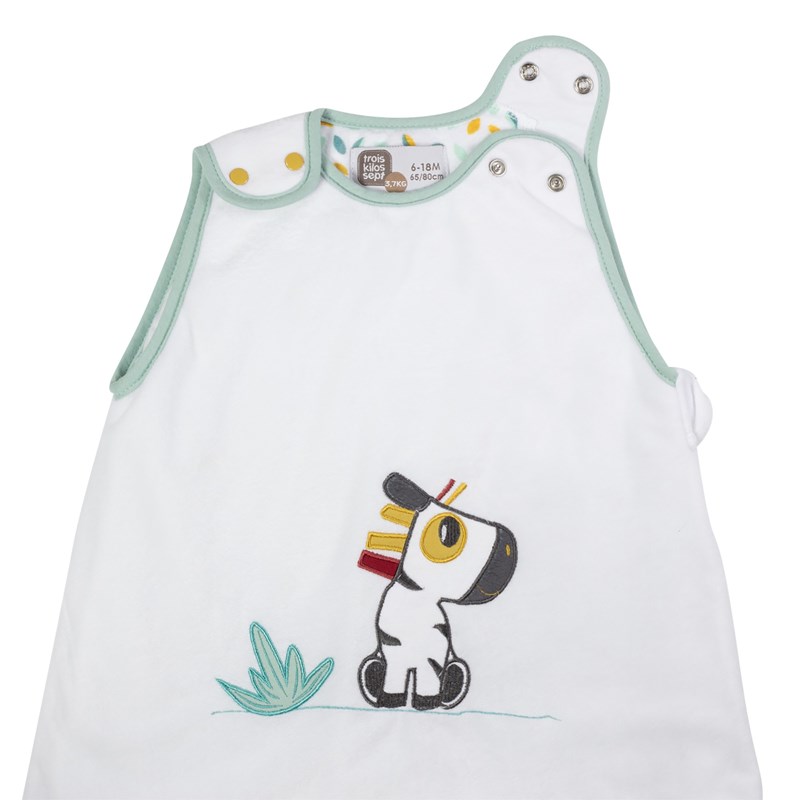 Gigoteuse bébé modèle zébre blanc 6 18 m