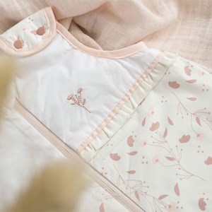 Gigoteuse - motif floral rose 0 6 mois