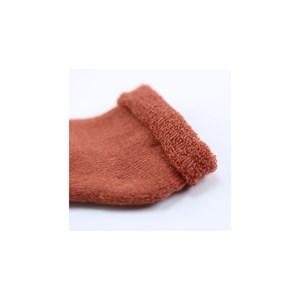 Chaussettes naissance terracotta 0 6 moi