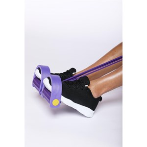 Elastique de musculation avec pedale