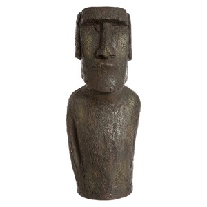 Statue île de pâques résine h40