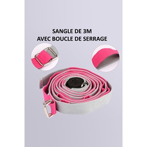 Ceinture de yoga avec boucle de prise