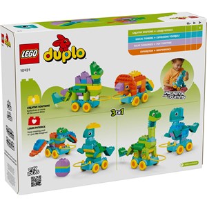 Lego duplo - 3in1 dinosaures roues - 10451