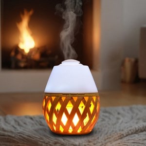 Diffuseur ultrasonique flamme led dolsia