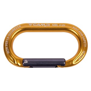 Mousqueton porte-clés camp ekto jaune