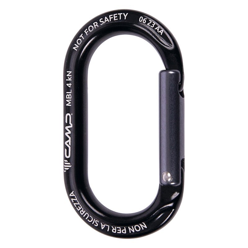 Mousqueton porte-clés camp ekto noir