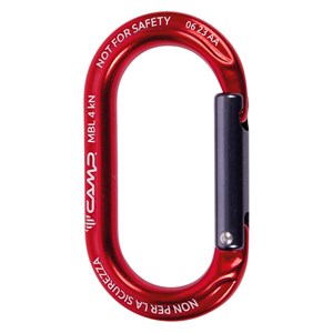 Mousqueton porte-clés camp ekto rouge