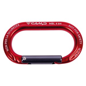 Mousqueton porte-clés camp ekto rouge