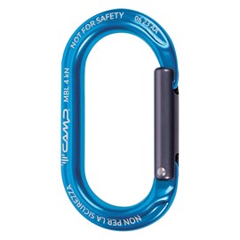 Mousqueton porte-clés camp ekto bleu