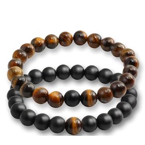Bracelet distance en oeil de tigre