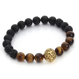 Bracelet force et courage du lion